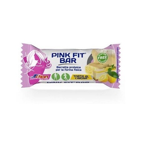 Proaction Pink Fit Bar Torta Limone barretta proteica 30 G Proaction Pink Fit Bar Torta Limone barretta proteica 30 G
