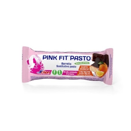 Proaction Pink Fit Pasto Barretta proteica All'arancia 65 G Proaction Pink Fit Pasto Barretta proteica All'arancia 65 G
