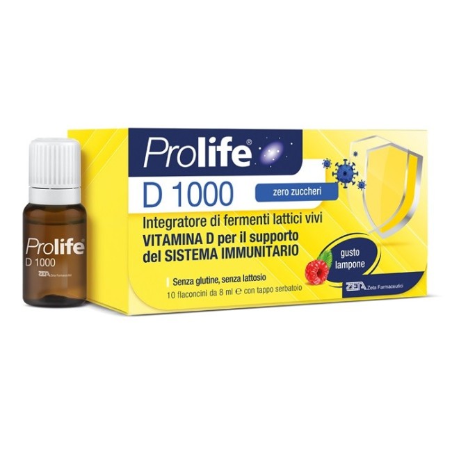 Zeta Farmaceutici Prolife D 1000 80 Ml integratore di fermenti lattici Zeta Farmaceutici Prolife D 1000 80 Ml integratore di fermenti lattici