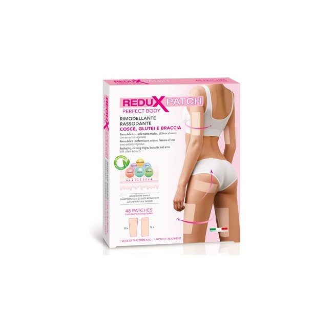 Planet Pharma Redux Patch Perfect Body Cosce Glutei Braccia 48 Patch Planet Pharma Redux Patch Perfect Body Cosce Glutei Braccia 48 Patch