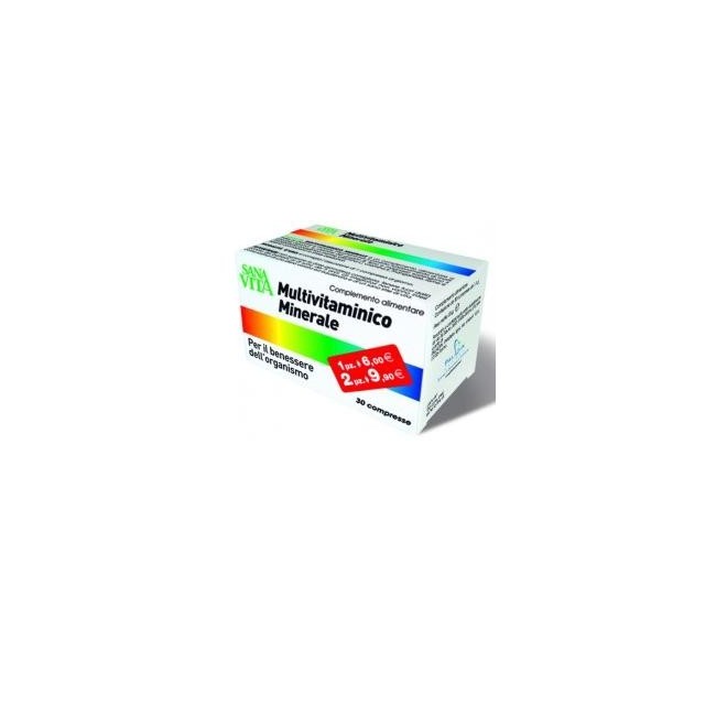 Paladin Pharma Sanavita Multivitaminico Minerale 30 Compresse Paladin Pharma Sanavita Multivitaminico Minerale 30 Compresse