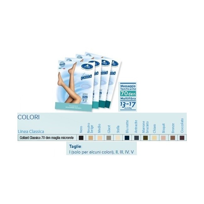 Desa Pharma Sauber Collant 70 Denari Microrete Bisqiut misura 3