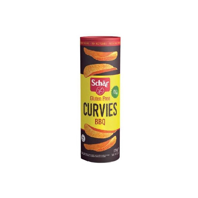 Schar Curvies Bbq chips di patate senza glutine 170 G Schar Curvies Bbq chips di patate senza glutine 170 G