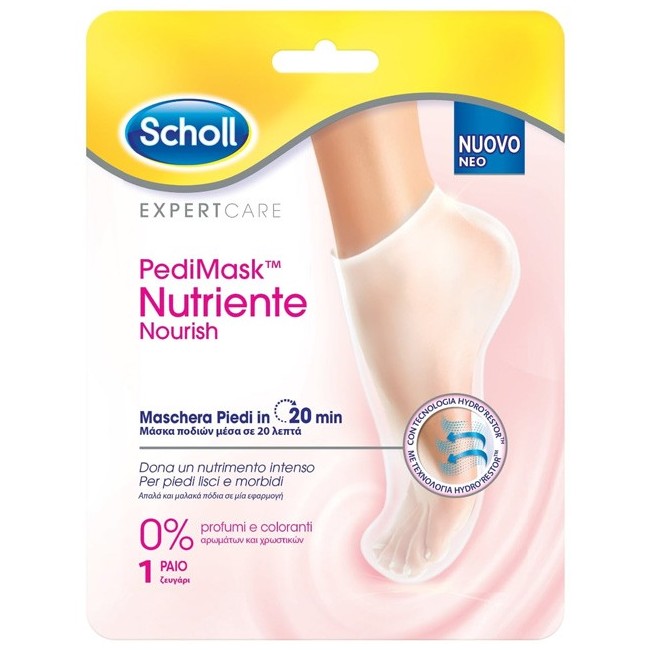 Dr Scholl Expertcare Pedimask Nutriente 3 Oils Complex 1 paio Dr Scholl Expertcare Pedimask Nutriente 3 Oils Complex 1 paio