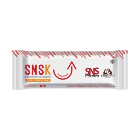 Erbenobili Snsk Barretta proteica cioccolato fondente 30 G Erbenobili Snsk Barretta proteica cioccolato fondente 30 G