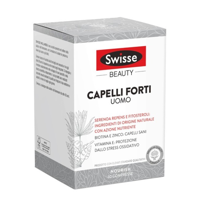 Swisse Capelli Forti Uomo 30 Compresse anticaduta Swisse Capelli Forti Uomo 30 Compresse anticaduta