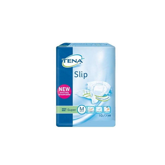 Tena Pannolone Per Incontinenza A Mutanda Slip Super M 10 Pezzi