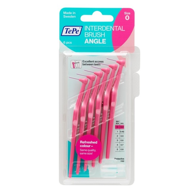Tepe Angle Scovolino Rosa 0,4 con testina sottile ed angolata
