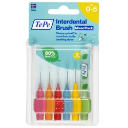 Tepe Scovolini Misti per spazi stretti 6 Pezzi Rosa A Verde