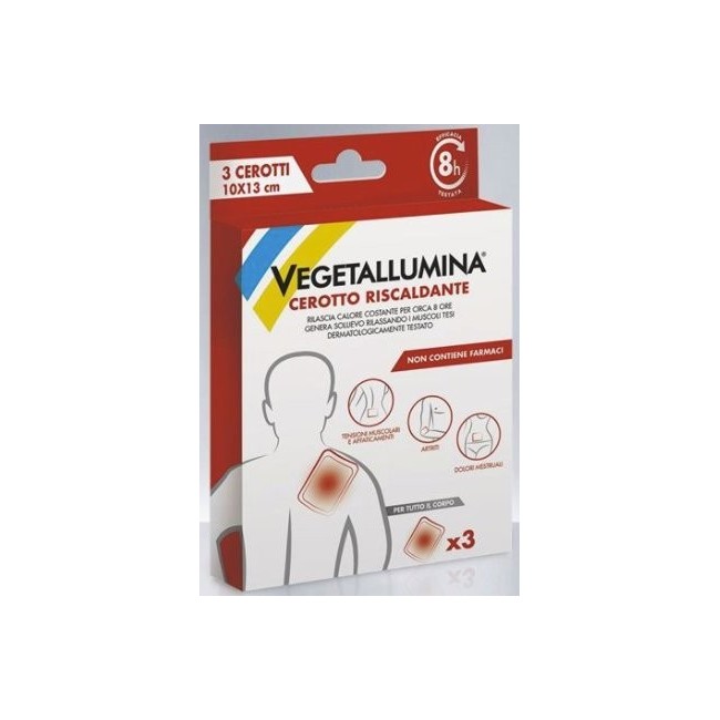 Pietrasanta Pharma Vegetallumina Cerotto Riscaldante 3 Pezzi