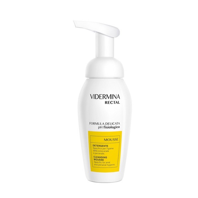 Ganassini Vidermina Rectal Mousse detergente emorroidi 200 Ml