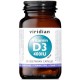 Natur Viridian Vitamin D3 400iu integratore 30 Capsule