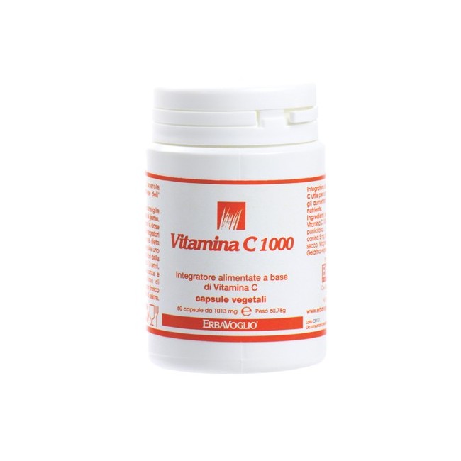 Erbavoglio Production Vitamina C1000 integratore 60 Capsule Erbavoglio Production Vitamina C1000 integratore 60 Capsule