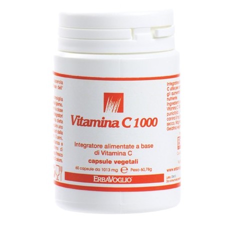 Erbavoglio Production Vitamina C1000 integratore 60 Capsule Erbavoglio Production Vitamina C1000 integratore 60 Capsule