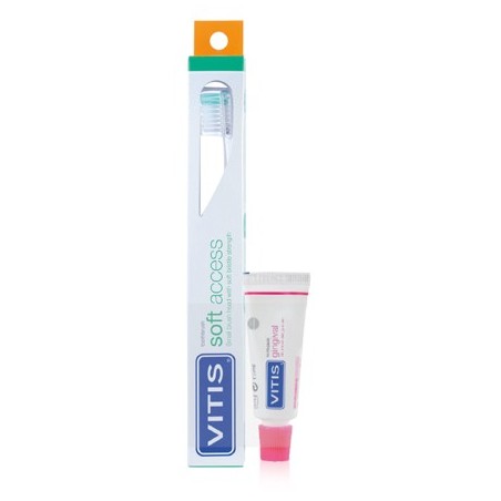 Dentaid Vitis Spazzolino Soft Access + Dentifricio Gingival 15 Ml