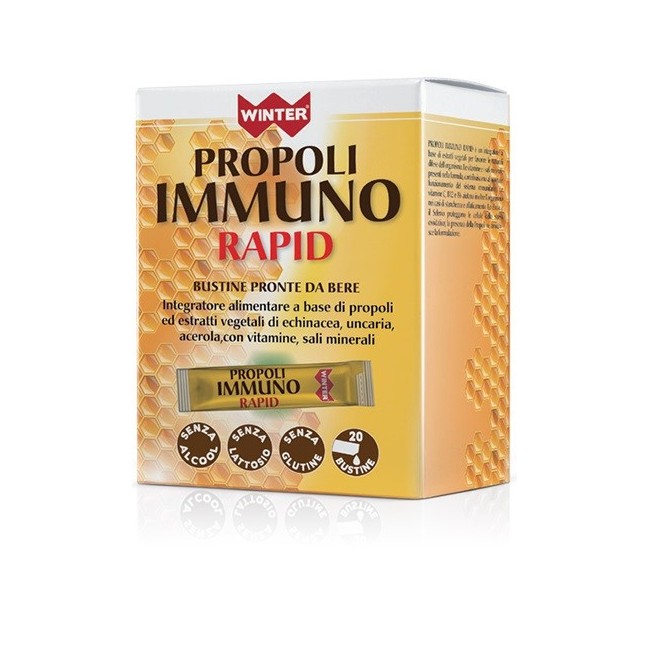 Gdp Winter Propoli Immuno Rapid integratore 20 Bustine