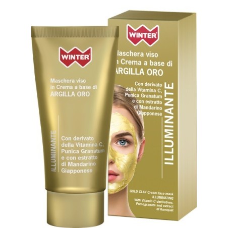 Gdp Winter Argilla Oro Illuminante maschera per il viso 50 Ml