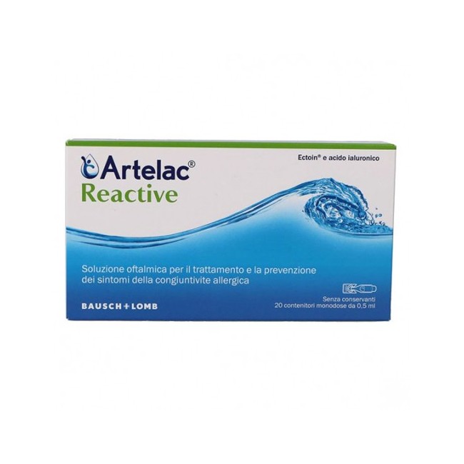 Artelac Reactive Soluzione Oftalmica 20 Monodose Artelac Reactive Soluzione Oftalmica 20 Monodose