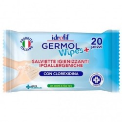Idrofil Germolwipes Salviettine igienizzanti mani 20 pezzi