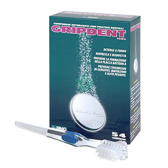 Fimo Gripdent Tabs 54 Capsule + Spazzolino Pulitore Fimo Gripdent Tabs 54 Capsule + Spazzolino Pulitore