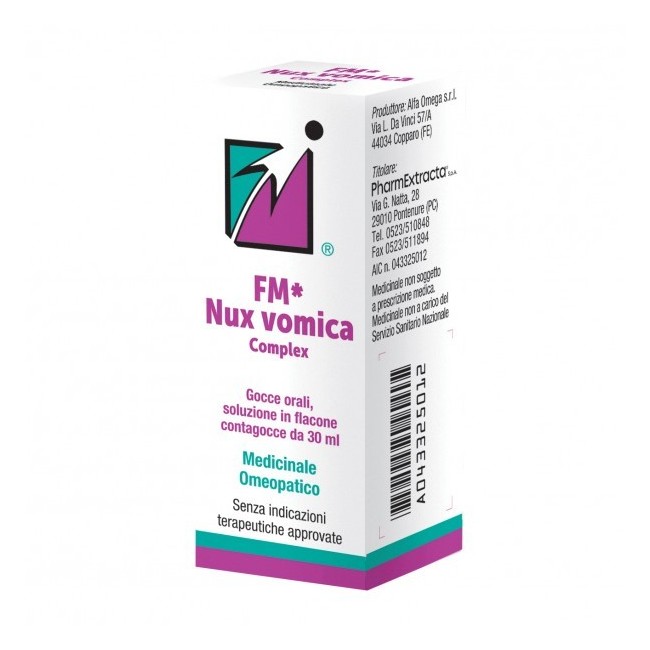 Farmaextracta Nux Vomica Complex 30ml Gocce Farmaextracta Nux Vomica Complex 30ml Gocce