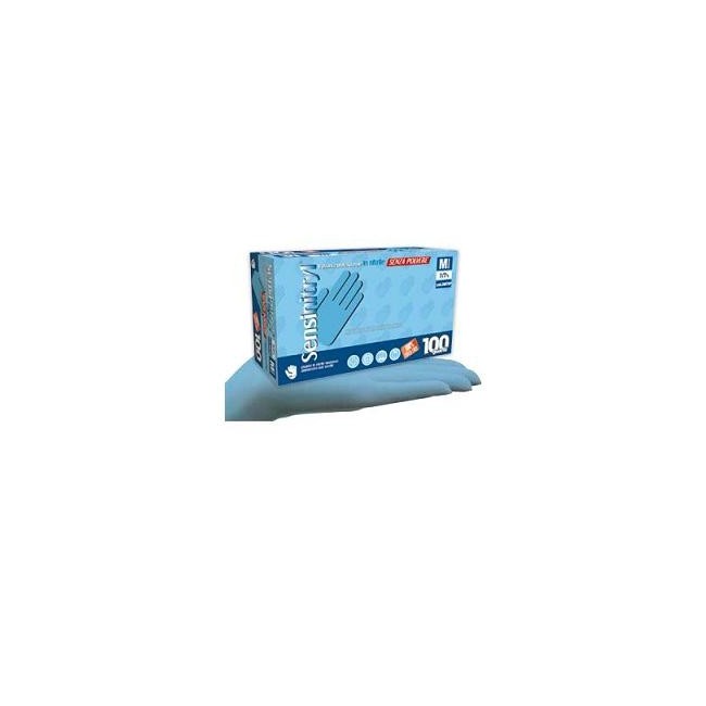 Bericah Guanto Sensinitryl In Nitrile Misura 8-8,5 Large 100 Pezzi