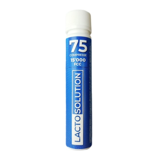 Nutras Lactosolution 15000 75 Compresse di enzima lattasi Nutras Lactosolution 15000 75 Compresse di enzima lattasi