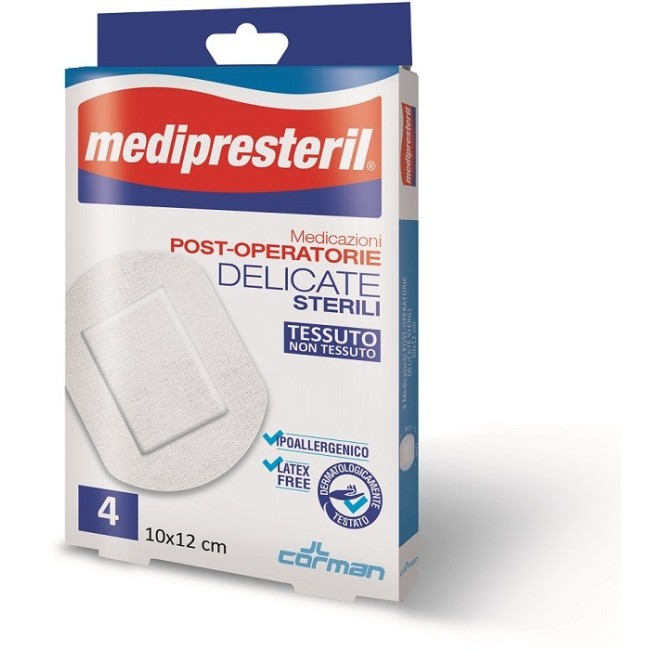Medipresteril Medicazioni Post Operatorie Delicate 10 X 12 4 Pezzi