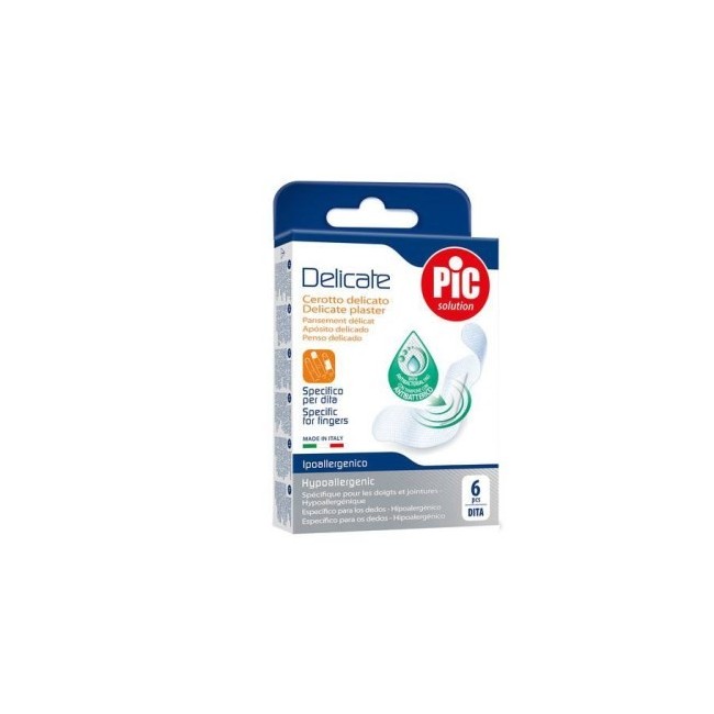 Pikdare Cerotto Pic Delicate Dita Antibatterico 6 Pezzi Pikdare Cerotto Pic Delicate Dita Antibatterico 6 Pezzi