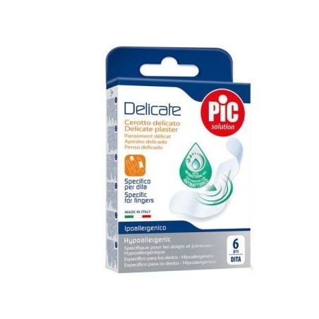 Pikdare Cerotto Pic Delicate Dita Antibatterico 6 Pezzi Pikdare Cerotto Pic Delicate Dita Antibatterico 6 Pezzi