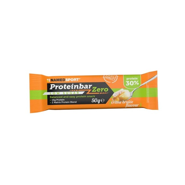 Namedsport Proteinbar Zero Creme Brulee barretta 50 G