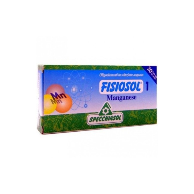 Specchiasol Fisiosol 1 Mn 20 fiale di oligoelementi 2ml