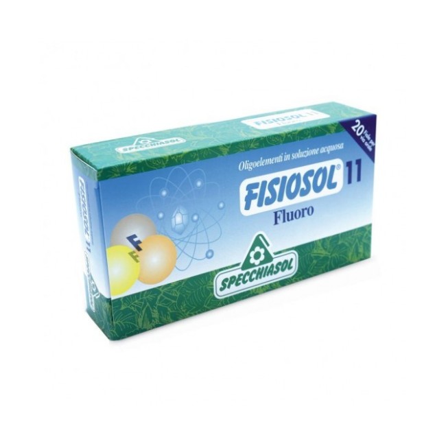 Specchiasol Fisiosol 11 oligoelementi di fluoro 20 fiale 2ml Specchiasol Fisiosol 11 oligoelementi di fluoro 20 fiale 2ml