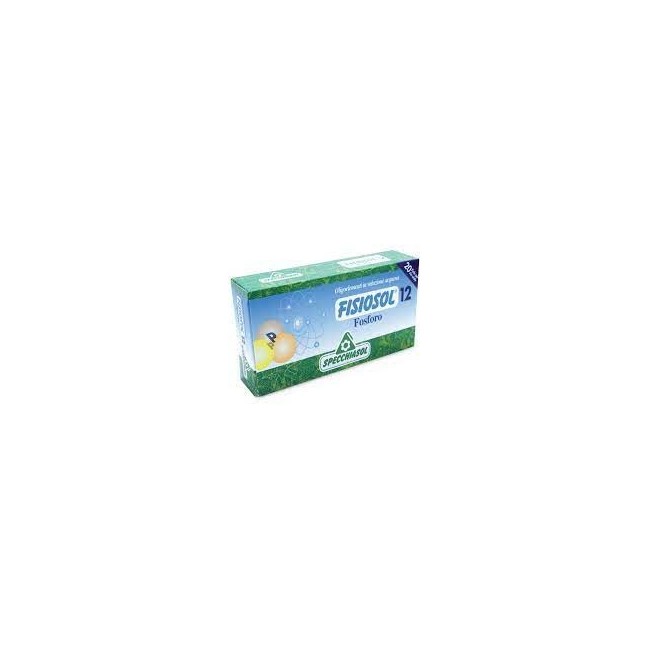 Specchiasol Fisiosol 12 oligoelementi di fosforo 20 fiale Specchiasol Fisiosol 12 oligoelementi di fosforo 20 fiale