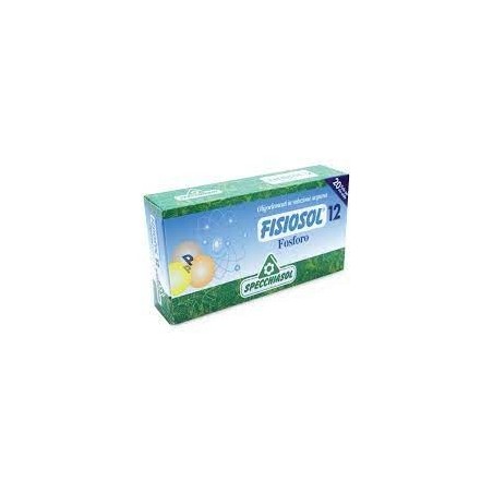 Specchiasol Fisiosol 12 oligoelementi di fosforo 20 fiale Specchiasol Fisiosol 12 oligoelementi di fosforo 20 fiale