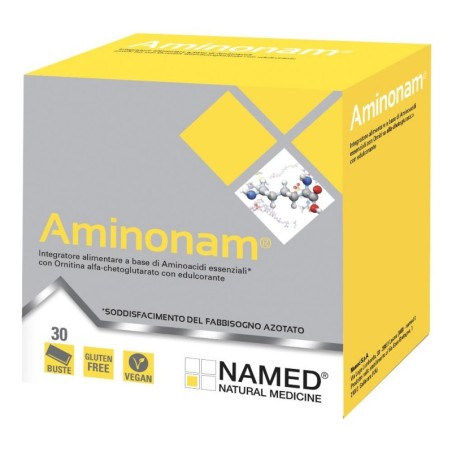 Named Aminonam 30 bustine integratore aminoacidi essenziali Named Aminonam 30 bustine integratore aminoacidi essenziali
