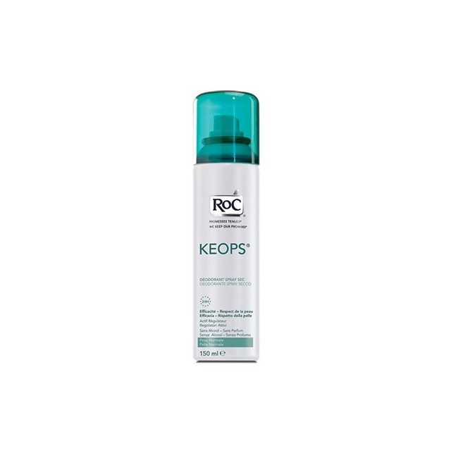 Roc keops deodorante spray secco durata 24 ore 150 ml Roc keops deodorante spray secco durata 24 ore 150 ml
