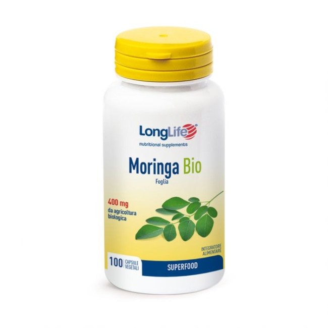 Longlife moringa bio integratore 100 capsule vegetali Longlife moringa bio integratore 100 capsule vegetali