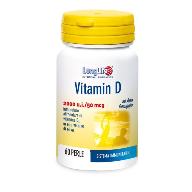 Longlife vitamina d 2000ui integratore 60 perle Longlife vitamina d 2000ui integratore 60 perle