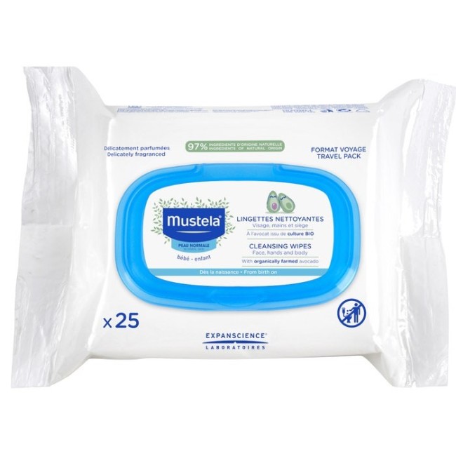 Mustela salviettine multiuso per bambini 25 pezzi