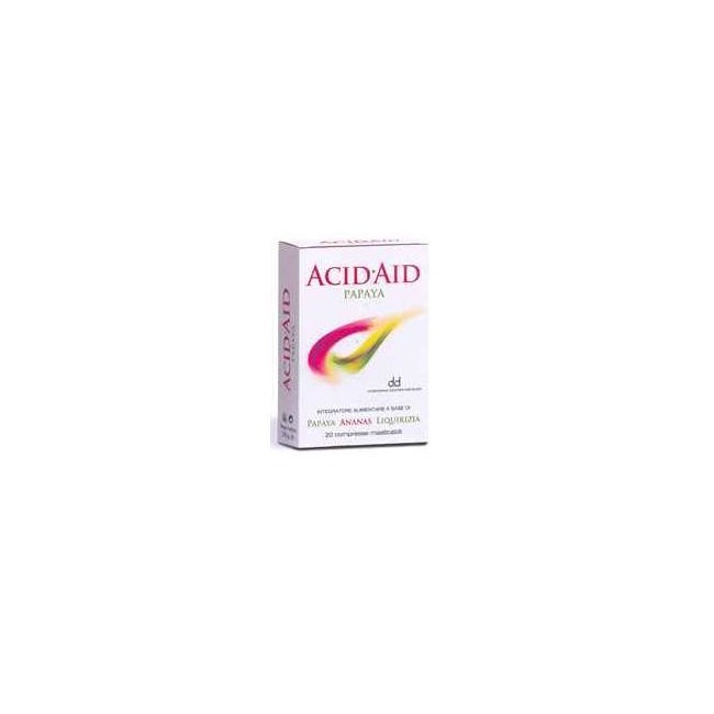 Acid Aid Papaya 20 Compresse Masticabili Acid Aid Papaya 20 Compresse Masticabili