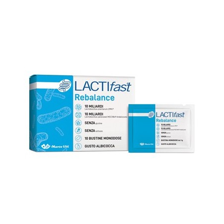 Marco Viti Farmaceutici Lactifast rebalance integratore 10 Bustine Marco Viti Farmaceutici Lactifast rebalance integratore 10 Bustine