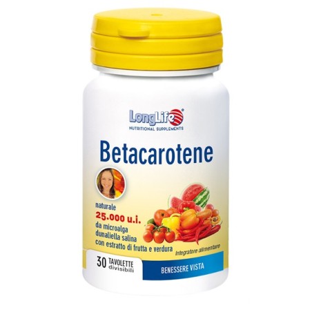 Phoenix Longlife Betacarotene 25000 Ui integratore 30 Compresse