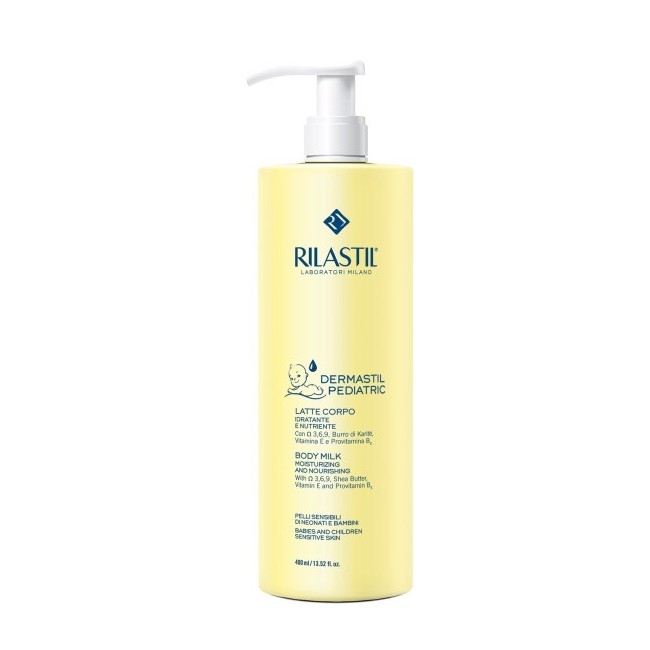 Rilastil Dermastil Pediatric Latte Corpo Idratante e nutriente 400 Ml
