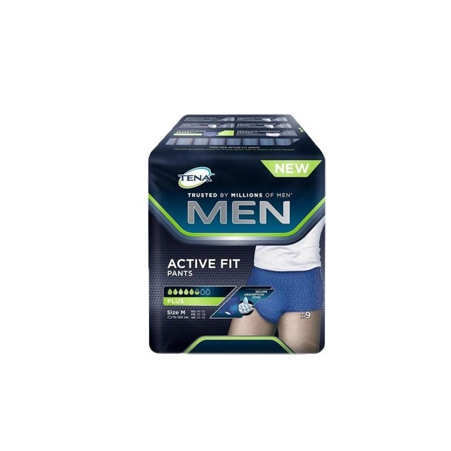 Essity Italy Pull Up Uomo Tena Men Pants Active Fit M 9 Pezzi