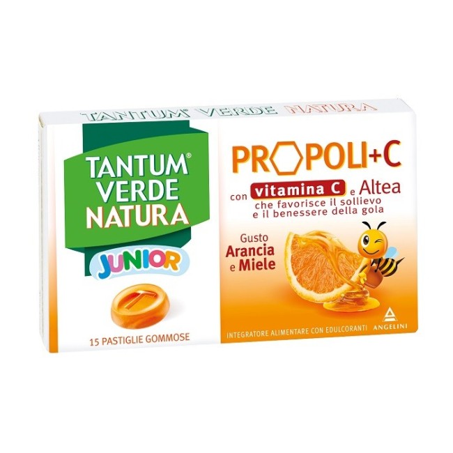 Angelini Tantum Verde Natura 15 Pastiglie per il mal di gola Angelini Tantum Verde Natura 15 Pastiglie per il mal di gola
