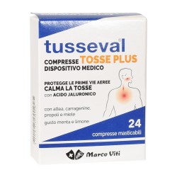 Marco Viti Farmaceutici Tusseval tosse plus 24 compresse