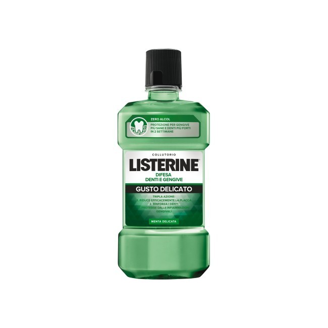 Listerine denti e gengive collutorio antibatterico 500ml Listerine denti e gengive collutorio antibatterico 500ml