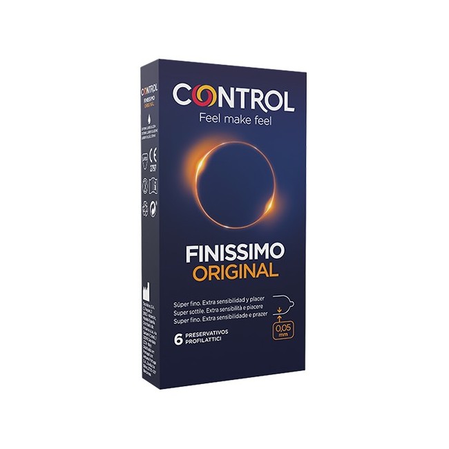 Control finissimo original preservativi ultra sottili 6 pezzi
