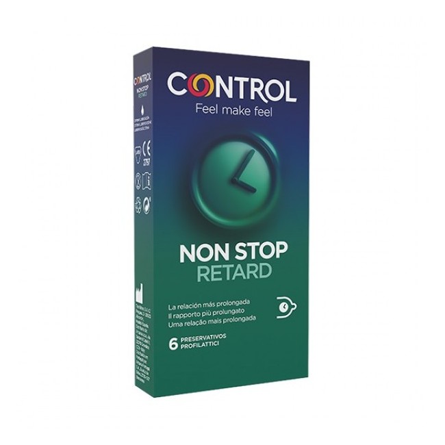Control Non Stop Retard 6 Preservativi con benzocaina